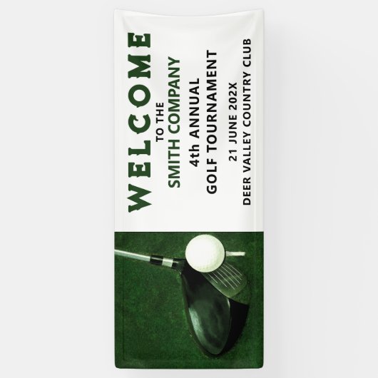 Golf Event Banner (Verticaal)