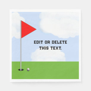 Golf Event Napkins Servet