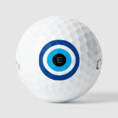Golf Evil Eye Blue Mati monogrammed Callaway balles de  (Recto)