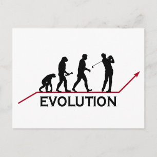 Golf Evolution Briefkaart