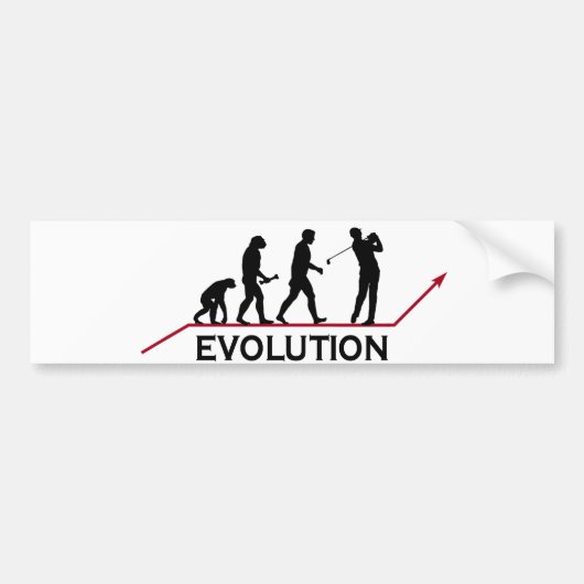 Golf Evolution Bumpersticker (Voorkant)