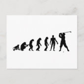 Golf Evolutionstheorie des Sport Briefkaart (Voorkant)