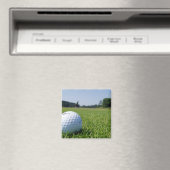 Golf Fairway Carré Magnet (In Situ (Lave-vaisselle))