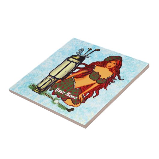 Golf Fairy Tegeltje (Zijkant)