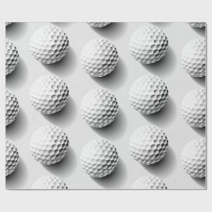 Golf Fan Gift Wrapping Paper Cadeaupapier