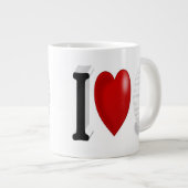 Golf Fan halve tekst Extra Grote Beker (Voorkant rechts)