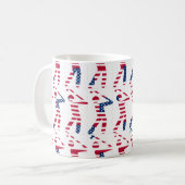 GOLF FANAAT Beste MOEDER Ooit Gepersonaliseerde Vl Koffiemok (Voorkant links)