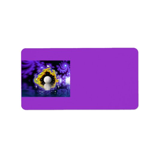 Golf Fantasy-adreslabel Etiket (Voorkant)