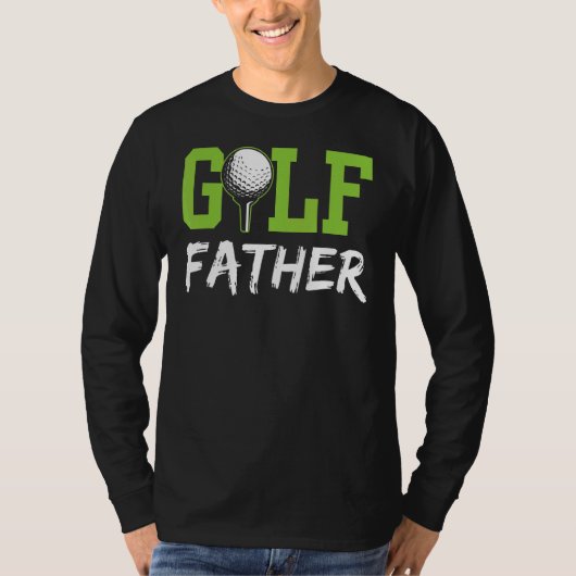 Golf Father Golfer Hobby Golfing Dad Papa T-shirt (Voorkant)