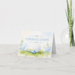 Golf Felicitaties voor Baby Golfer Het is een Jong Kaart