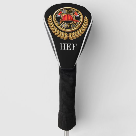 Golf Fire Department Monogram Golfheadcover (Voorkant)