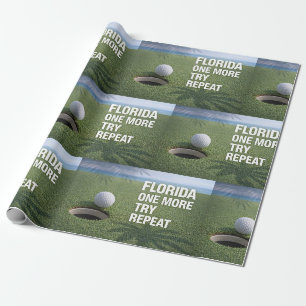Golf Florida thema Cadeaupapier