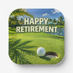 Golf Florida thema Happy Retirement Papieren Bordje