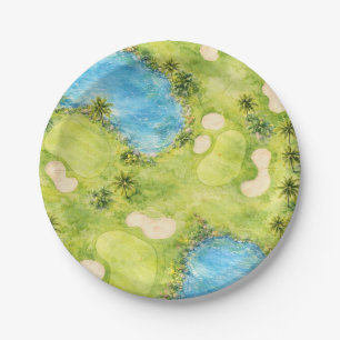 Golf Florida thema Papieren Bordje