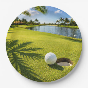 Golf Florida thema Papieren Bordje