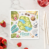 Golf Florida Themade servetten (Insitu)