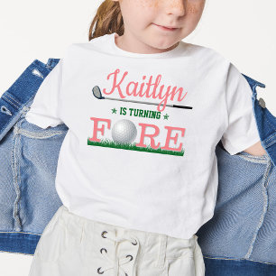 Golf Fore 4th Birthday Kinder Shirts