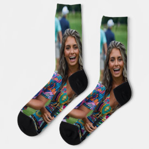 Golf Foto Aanpassen Personaliseren Sokken