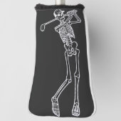 Golf Funny Golfen Skelet spelen Golfer Golfheadcover (Draai 90)