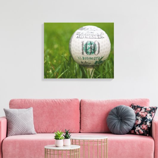 Golf Game Canvas Afdruk (Insitu (Woonkamer))