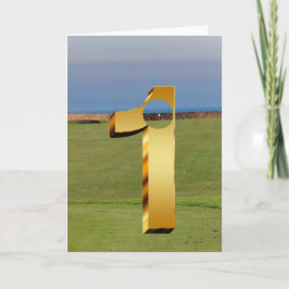 Golf. Gat in één. Kaart