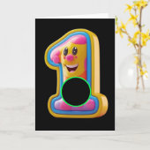 Golf. Gat in één. Kaart (Gele Bloem)