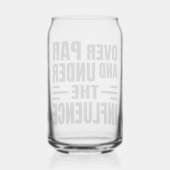 Golf Geëtste Blik Glas (Achterkant)