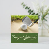 Golf Gefeliciteerd "Hole-in-One uw Golfing (Staand voorkant)