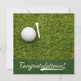Golf Gefeliciteerd, je hebt het gedaan voor golfer