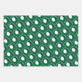 Golf Gefeliciteerd met het ompakken van papierblad Inpakpapier Vel (Voorkant 3)