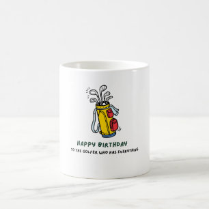 Golf Gelukkige Verjaardag aan Golfer die alles hee Koffiemok