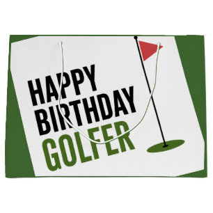 Golf Gelukkige Verjaardag Golfer Groot Cadeauzakje
