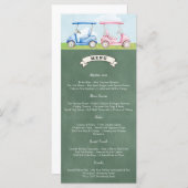 Golf Gender Reveal Menu (Voorkant / Achterkant)