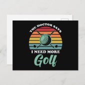 Golf Gezegde Funny Briefkaart (Voorkant / Achterkant)