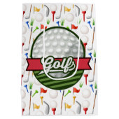 Golf Gift Bag Medium Cadeauzakje (Achterkant)