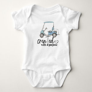 Golf Gift for Baby shower Golfer Golf Cart Baby B Romper