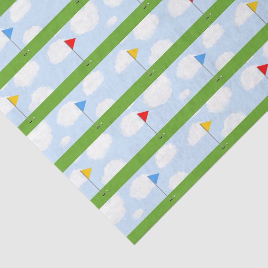 Golf Gift Tissuepapier (Detail)