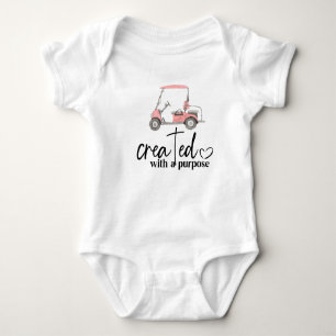 Golf Gift voor Baby shower Golfer Golf Cart Romper