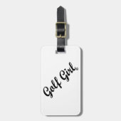 Golf Girl Bagagelabel (Voorkant verticaal)