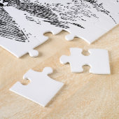 Golf Girl Golfing  kunst Legpuzzel (Zijkant)