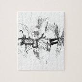 Golf Girl Golfing kunst Legpuzzel (Verticaal)