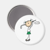 Golf Girl Magnet (Recto/Verso)