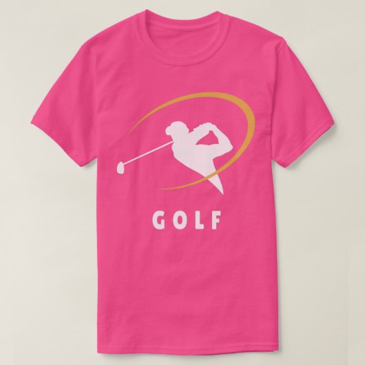 Golf Golf Swing Golfer Golfing T-shirt (Design voorkant)