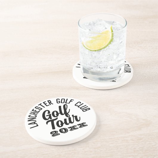 Golf Golf Tour Dessous de verre (Côté)