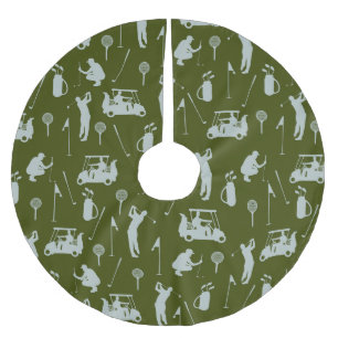 Golf Golfer Golfen Winkelwagen tas Kerstboom Rok