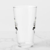 Golf Golfer Panier Pint Boire Verre (Droite)
