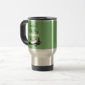 Golf Golfer Winkelwagen Gepersonaliseerde Koffie R Reisbeker (Voorkant links)