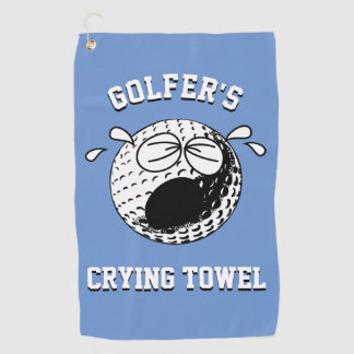 Golf Golfeurs en train de pleurer Serviette Personnalis