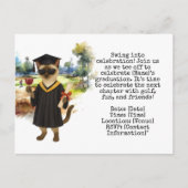 Golf Graduation themed  Briefkaart (Voorkant)