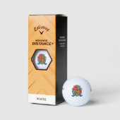 Golf Graphique Heraldique D monogramme Darren balles de (Emballage)